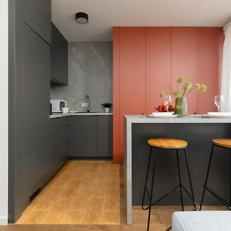 Modern With Balcony Mokotow By Renters アパート ワルシャワ